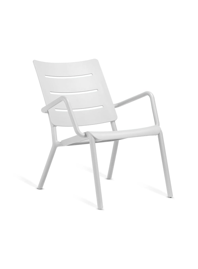 Chaise lounge OUTO blanche<br> Intérieur & extérieur