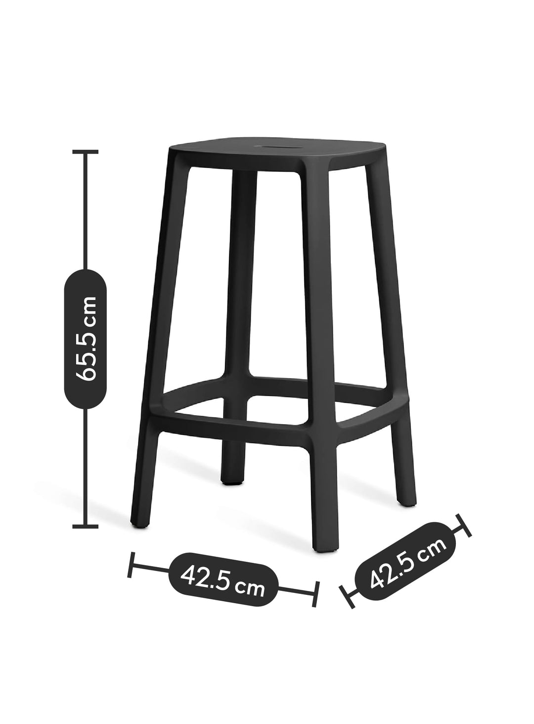 Cadrea Counter Stool in Dark Green – TOOU Design