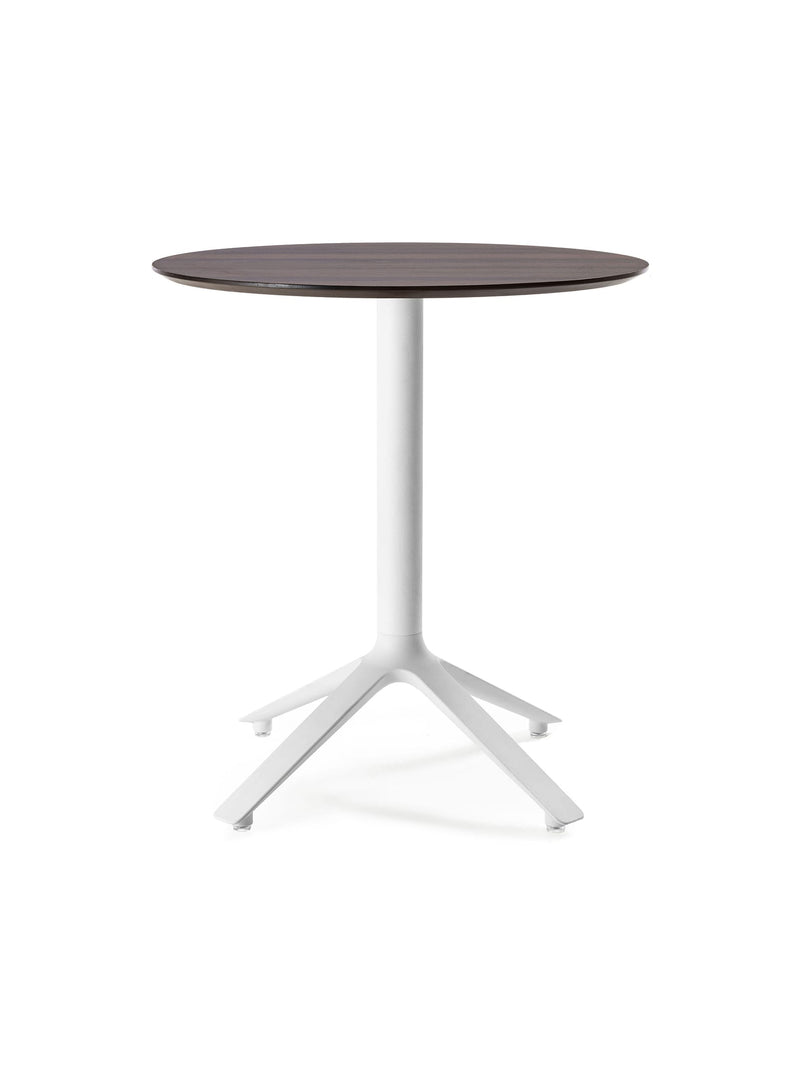 EEX Round Bistro Table<br> Walnut Top<br> Indoor Use