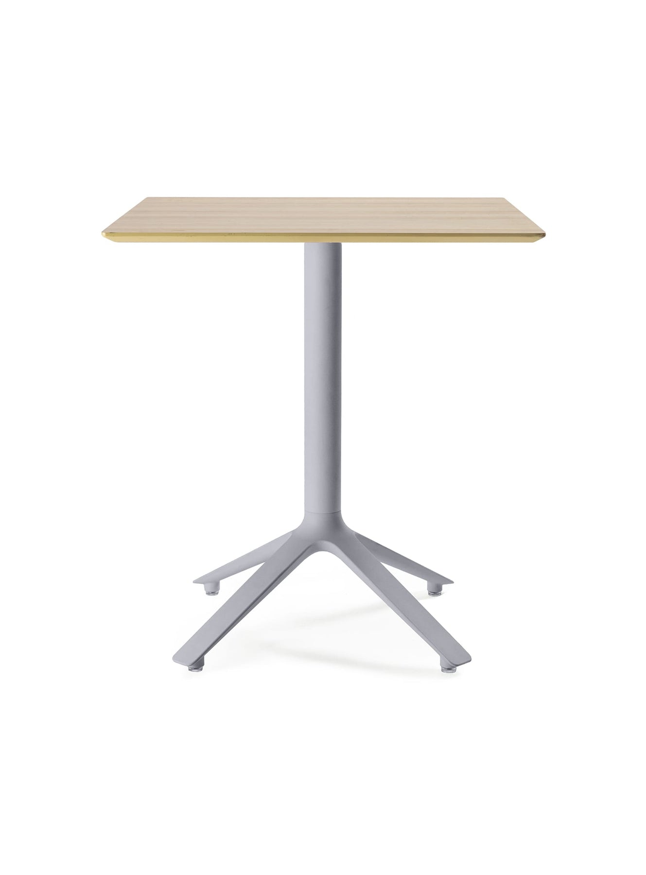 EEX Square Bistro Table with Natural Top – TOOU Design