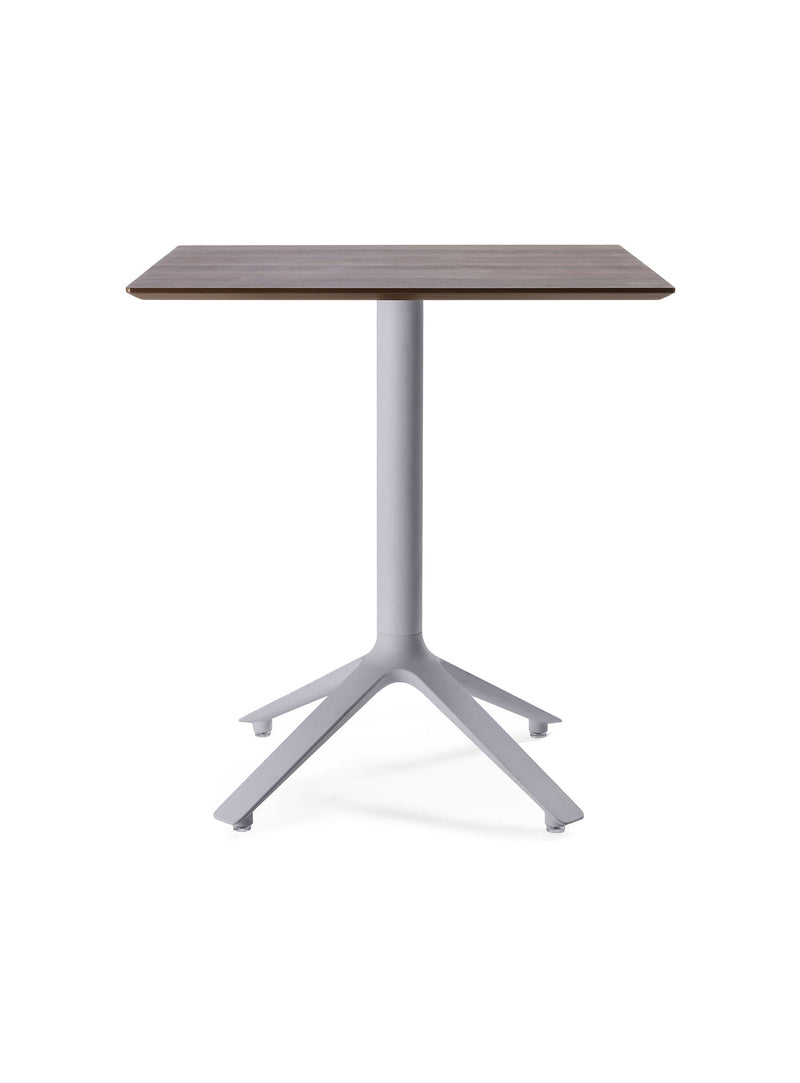 EEX Square Bistro Table<br> Walnut Top<br> Indoor Use