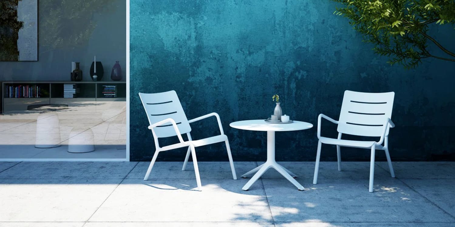 Discover OUTO's luxury outdoor furniture: weather-resistant, ergonomic, and stylish, ideal for indoors too. Now in Canada.