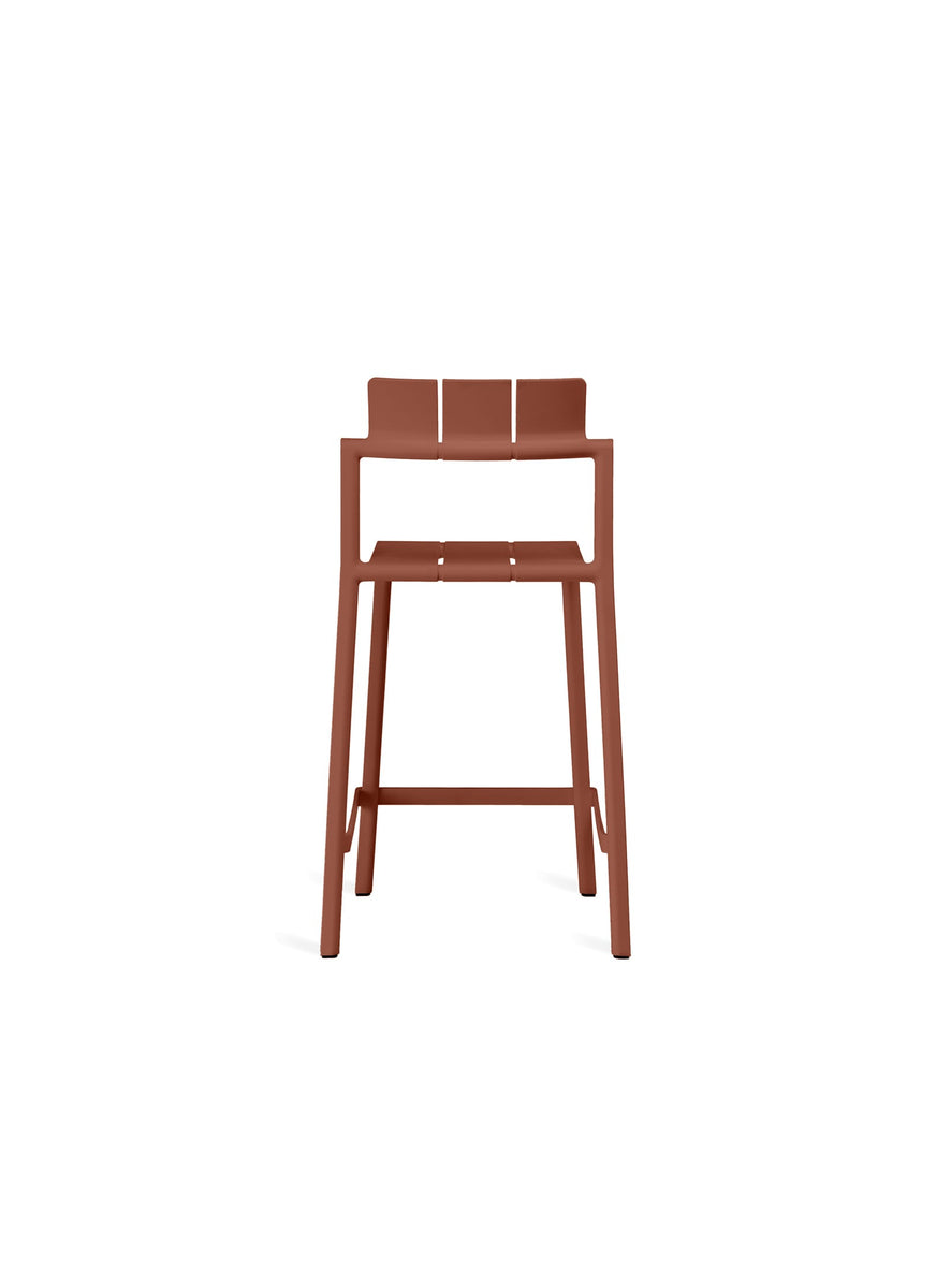 YARD Counter Stool in Rust Red: In & Out – TOOU Design