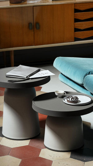 Boldly Resonant: Thick Top Table by TOOU Design