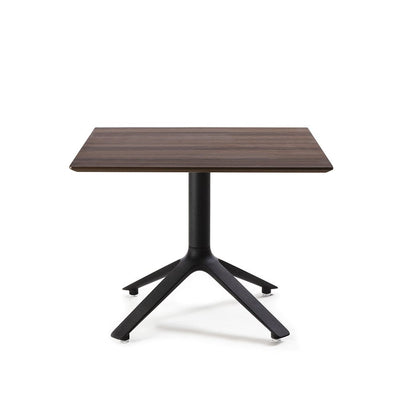 TOOU Design Canada EEX square side table - Walnut top  -  Side Tables
