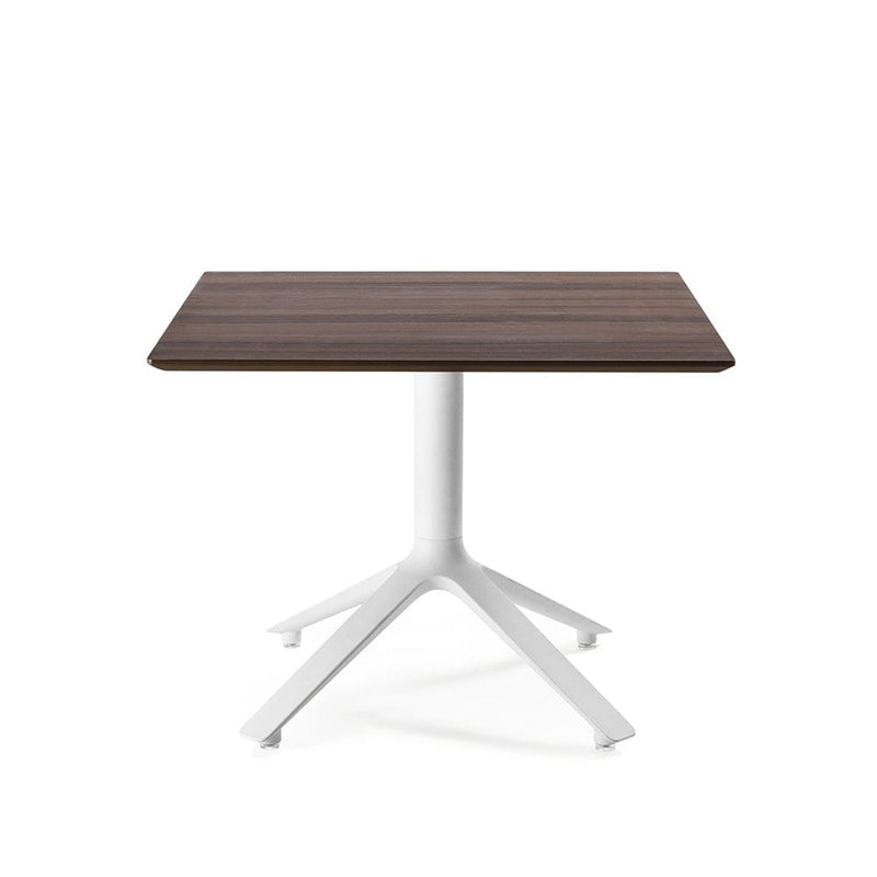 TOOU Design Canada EEX square side table - Walnut top  -  Side Tables