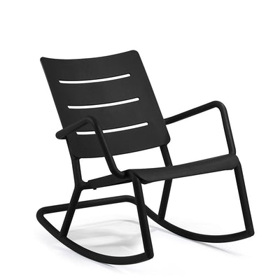 TOOU Design Canada OUTO rocking chair - Black  -  Outdoor Chairs