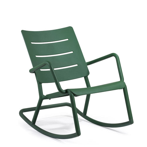 TOOU Design Canada OUTO rocking chair - Dark green  -  Outdoor Chairs