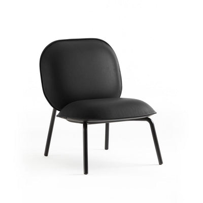 TOOU Design Canada TOOU Tasca - Lounge chair, Eco leather black fabric  -  Chairs