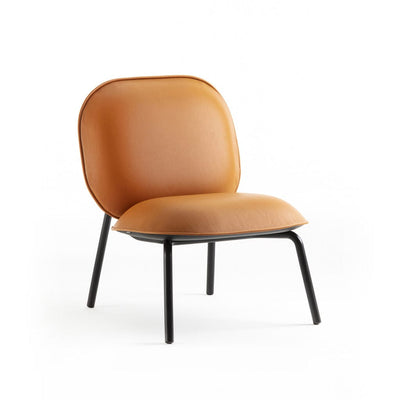 TOOU Design Canada TOOU Tasca - Lounge chair, Eco leather cognac fabric  -  Chairs