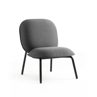 TOOU Design Canada TOOU Tasca - Lounge chair, Gabriel anthracite fabric  -  Chairs