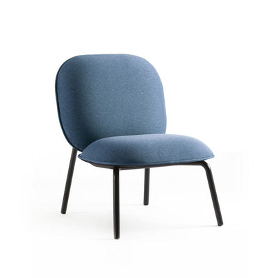 TOOU Design Canada TOOU Tasca - Lounge chair, Gabriel blue fabric  -  Chairs